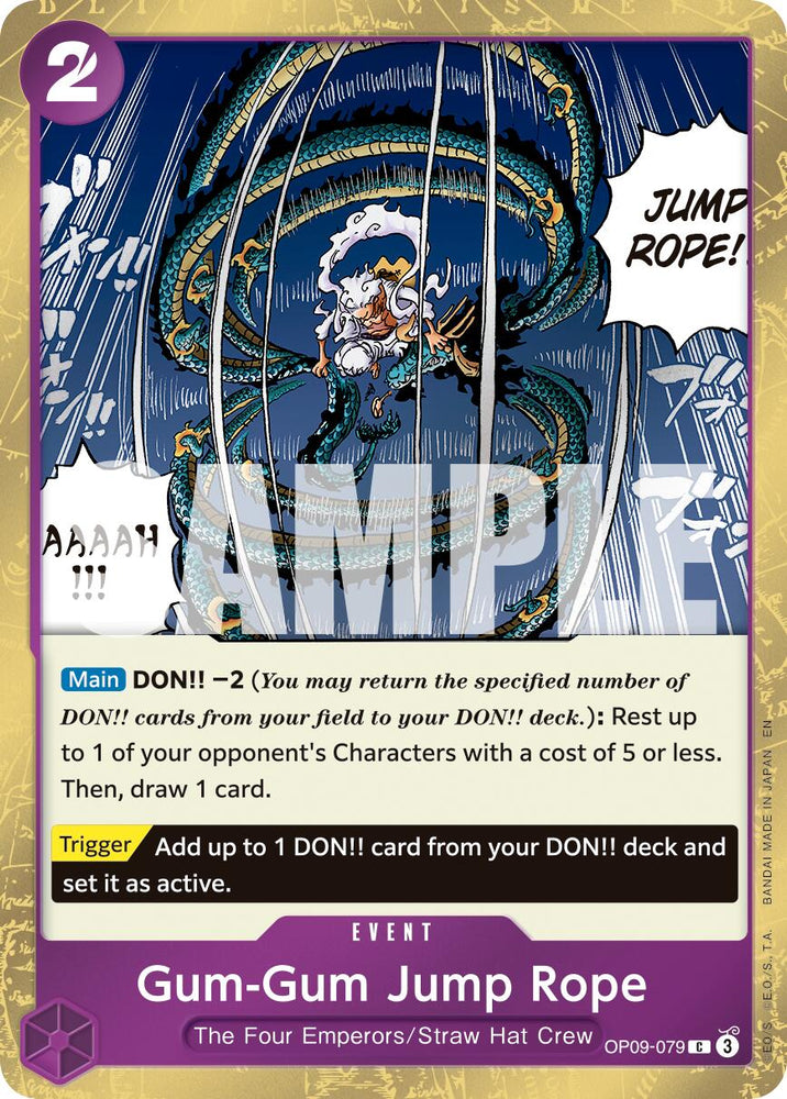 Gum-Gum Jump Rope (Pirate Foil) [Premium Booster -The Best- Vol. 2]