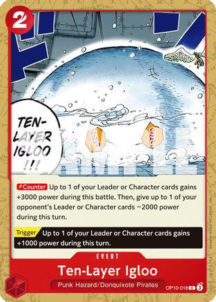 Ten-Layer Igloo (Reprint) (OP10-018) - Premium Booster -The Best- Vol. 2