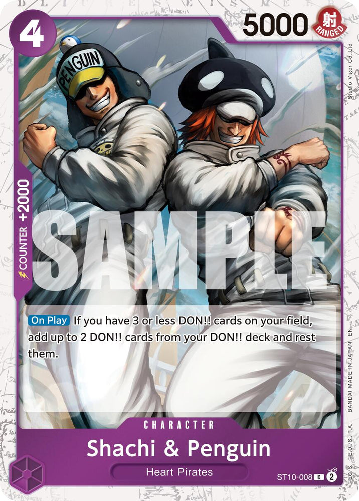 Shachi & Penguin (Pirate Foil) [Premium Booster -The Best- Vol. 2]