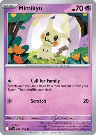 Mimikyu 042/094/094  ME02 Phantasmal Flames - Common