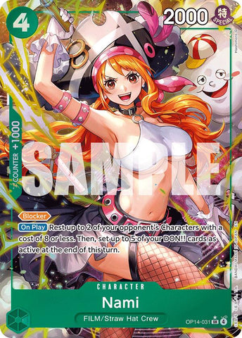 Nami (Alternate Art) [The Azure Sea's Seven]