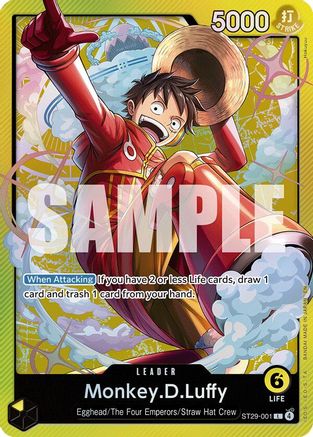 Monkey.D.Luffy (001) (ST29-001) - Starter Deck 29: Egghead Foil