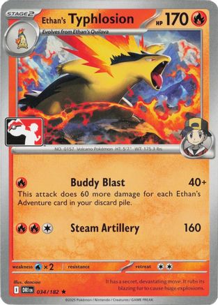 Ethan's Typhlosion (034/182) [Prize Pack Series Eight]