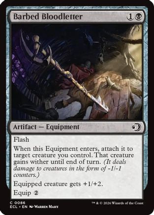 Barbed Bloodletter [Lorwyn Eclipsed]