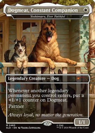Dogmeat, Constant Companion - Yoshimaru, Ever Faithful (SLD-2463) - Secret Lair Drop Series