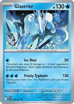 Glastrier 054/217  ME Ascended Heroes - Uncommon