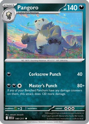 Pangoro 140/217  ME Ascended Heroes - Uncommon