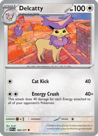 Delcatty 166/217  ME Ascended Heroes - Uncommon