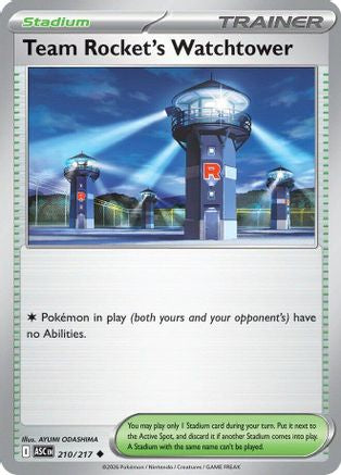 Team Rocket's Watchtower 210/217  ME Ascended Heroes - Uncommon