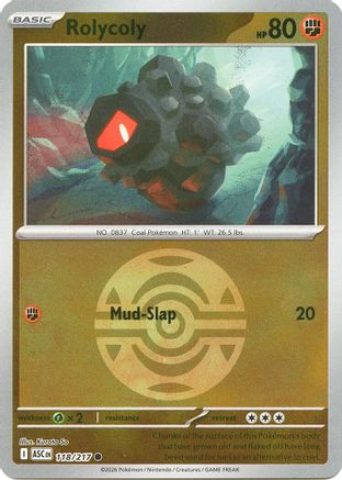 Rolycoly (118/217) (Dusk Ball) [Mega Evolution: Ascended Heroes]