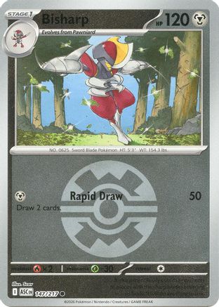 Bisharp (147/217) (Quick Ball) [Mega Evolution: Ascended Heroes]