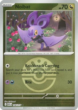 Noibat (156/217) (Friend Ball) [Mega Evolution: Ascended Heroes]