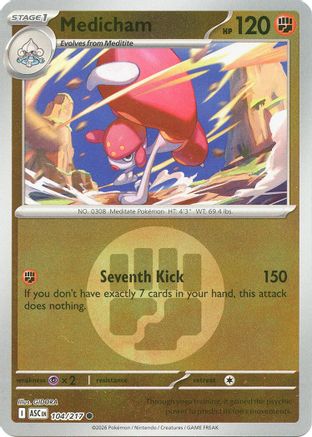 Medicham (104/217) (Energy Symbol Pattern) [Mega Evolution: Ascended Heroes]