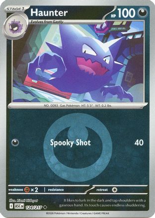 Haunter (124/217) (Energy Symbol Pattern) [Mega Evolution: Ascended Heroes]