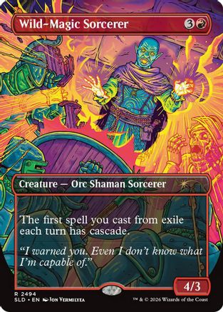 Wild-Magic Sorcerer (SLD-2494) - Secret Lair Drop Series Foil