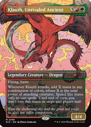 Klauth, Unrivaled Ancient (SLD-2499) - Secret Lair Drop Series Foil