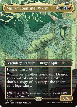 Miirym, Sentinel Wyrm (SLD-2500) - Secret Lair Drop Series Foil