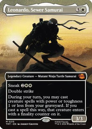 Leonardo, Sewer Samurai (Borderless) [Teenage Mutant Ninja Turtles]