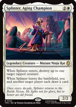 Splinter, Aging Champion [Teenage Mutant Ninja Turtles Commander]