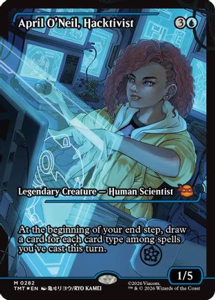 April O'Neil, Hacktivist (0282) (Showcase) [Teenage Mutant Ninja Turtles]