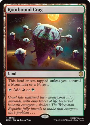 Rootbound Crag [Teenage Mutant Ninja Turtles Commander]