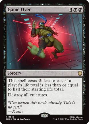 Game Over (Surge Foil) [Teenage Mutant Ninja Turtles Commander]