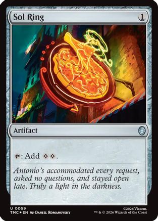 Sol Ring (Surge Foil) [Teenage Mutant Ninja Turtles Commander]