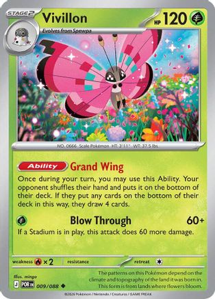 Vivillon (009/088) [Mega Evolution: Perfect Order]