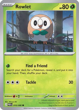 Rowlet (010/088) [Mega Evolution: Perfect Order]
