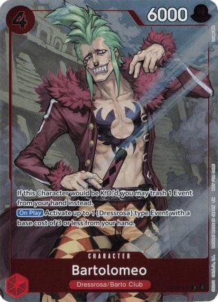 Bartolomeo (Dash Pack) (OP15-014) - Adventure on Kami's Island Foil