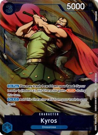 Kyros (Dash Pack) (OP15-042) - Adventure on Kami's Island Foil