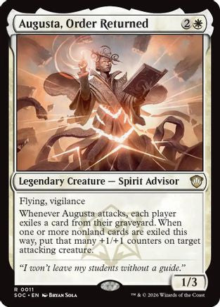 Augusta, Order Returned [Secrets of Strixhaven Commander]