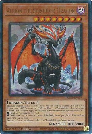 Albion the Shrouded Dragon (PUR) (RA05-EN019) - Rarity Collection 5 1st Edition