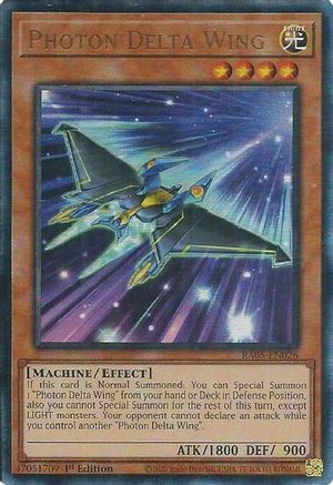 Photon Delta Wing (PUR) (RA05-EN026) - Rarity Collection 5 1st Edition
