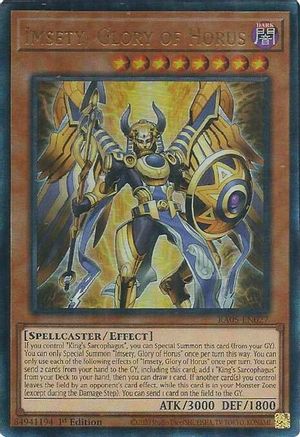 Imsety, Glory of Horus (PUR) (RA05-EN027) - Rarity Collection 5 1st Edition