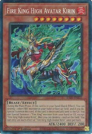 Fire King High Avatar Kirin (PCR) (RA05-EN032) - Rarity Collection 5 1st Edition