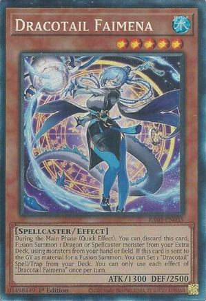 Dracotail Faimena (PCR) (RA05-EN035) - Rarity Collection 5 1st Edition