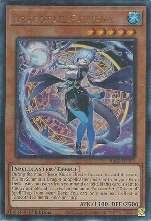 Dracotail Faimena (PUR) (RA05-EN035) - Rarity Collection 5 1st Edition