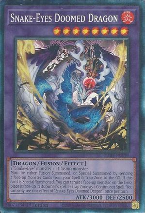 Snake-Eyes Doomed Dragon (PCR) (RA05-EN039) - Rarity Collection 5 1st Edition
