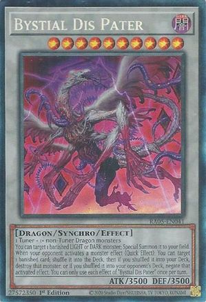 Bystial Dis Pater (PCR) (RA05-EN041) - Rarity Collection 5 1st Edition