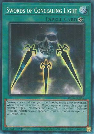Swords of Concealing Light (PCR) (RA05-EN059) - Rarity Collection 5 1st Edition