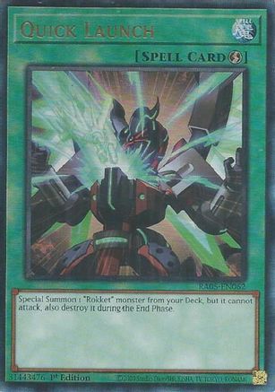 Quick Launch (PUR) (RA05-EN062) - Rarity Collection 5 1st Edition