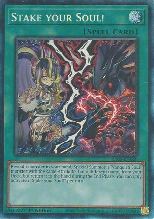 Stake your Soul! (PCR) (RA05-EN069) - Rarity Collection 5 1st Edition