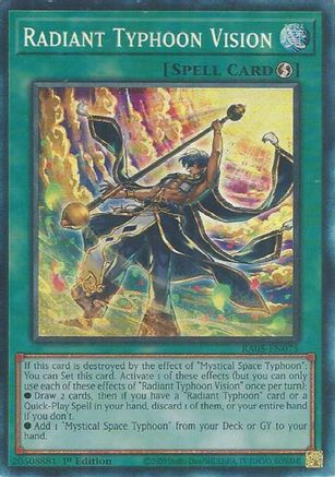Radiant Typhoon Vision (PCR) (RA05-EN075) - Rarity Collection 5 1st Edition