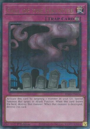 Call of the Haunted (PUR) (RA05-EN076) - Rarity Collection 5 1st Edition