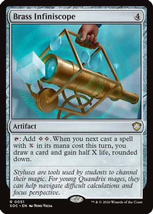 Brass Infiniscope [Secrets of Strixhaven Commander]