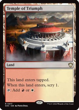 Temple of Triumph [Secrets of Strixhaven Commander]