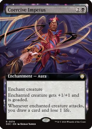 Coercive Impetus (Extended Art) [Secrets of Strixhaven Commander]