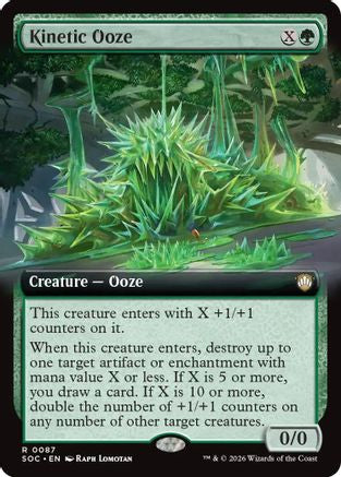 Kinetic Ooze (Extended Art) [Secrets of Strixhaven Commander]