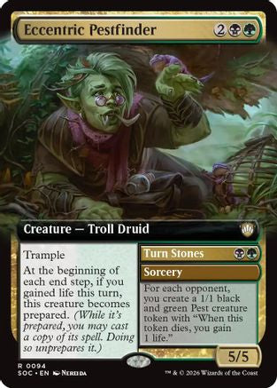Eccentric Pestfinder (Extended Art) [Secrets of Strixhaven Commander]